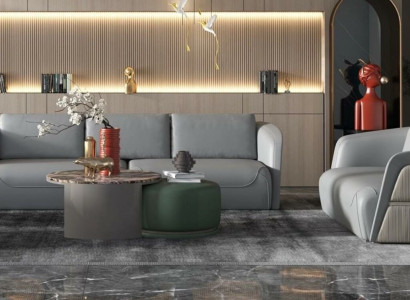 Couch Table Coffee Side Design Luxury Round Tables Sofa 2x Set Suite Stone